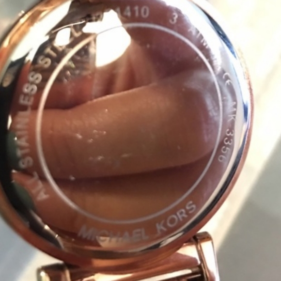 Michael Kors Catlin Crystal Pave Dial Rose Watch - Picture 4 of 4